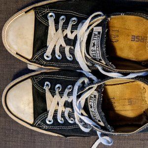 Converse chucks star black low-top laced 7.5/9.5